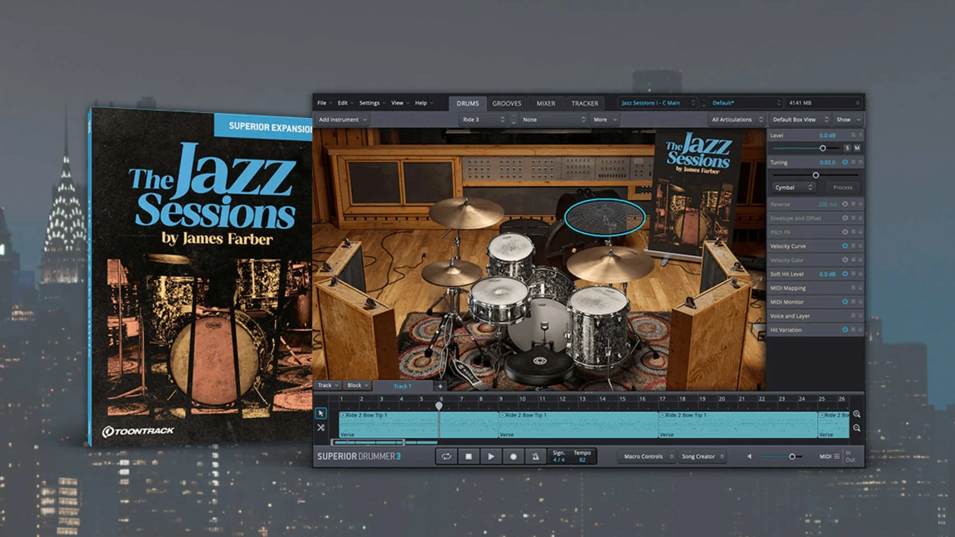 Toontrack Jazz Sessions SDX For Superior Drummer 3 Released